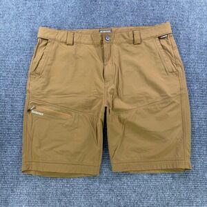Simms Fishing Products Shorts Mens XXL Tan Brown Nylon Spandex Stretch Cargo 44